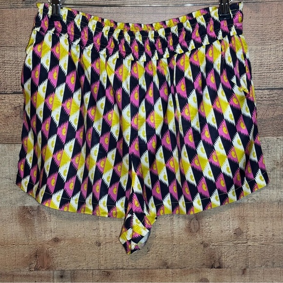 🌻 BY ANTHROPOLOGIE Easy Traveler Shorts Citron Elastic Waist Pull On size XL - Picture 2 of 10